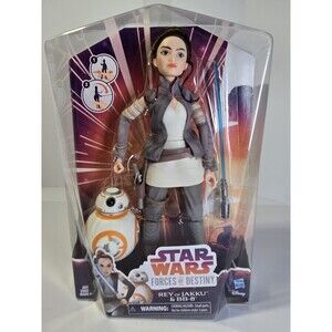 Star Wars Forces of Destiny Rey of Jakku & BB-8 Hasbro New Sealed 2017